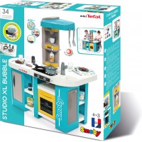 Детская интерактивная кухня Smoby Tefal Studio Френч с аксессуарами и эффектом кипения синяя (311045)