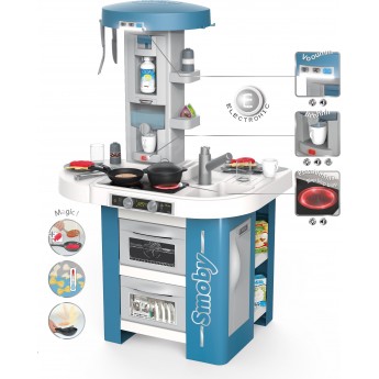 Кухня детская Smoby Toys Tech Edition со звуком, светом и аксессуарами (311049)