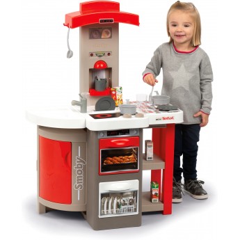 Игровая детская кухня Smoby Тефаль Повар с аксессуарами красная (312200)