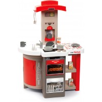 Интерактивная детская кухня Smoby Tefal Повар с эффектом кипения и аксессуарами красная (312202)