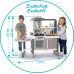 Детская интерактивная кухня Smoby Тефаль Эволюшен с аксессуарами, эффектом кипения и звуками (312300) title=