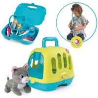 Ігровий набір Smoby Toys по догляду за кошеням з кейсом та переноскою зі звуковими ефектами (340300)