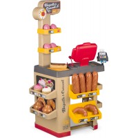 Игровой набор Пекарня Smoby Toys Багеты и круассаны с электронной кассой и аксессуарами (350220)