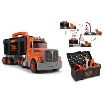Ігровий набір Smoby Toys Black & Decker Вантажівка з інструментом (360175)