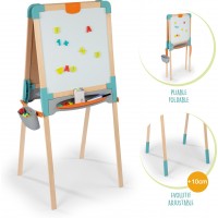 Двосторонній дерев'яний мольберт Smoby Toys Веселе навчання (410400)