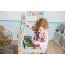 Парта-трансформер Smoby Toys деревянная с мольбертом-доской, раскладная (420301) title=
