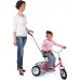 Детский велосипед Smoby Toys Зуки с ручкой и багажником розовый (454016) title=