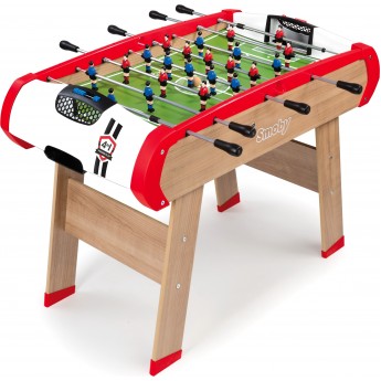 Игровой стол Smoby Toys Power Play деревянный полупрофессиональный 4 в 1 (640001)