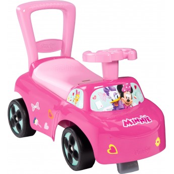 Машина для катання Smoby Toys Мінні Маус з багажником рожева (720522)