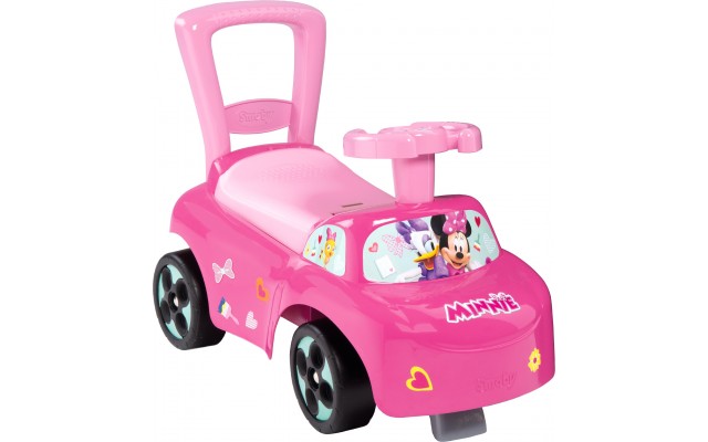Машина для катання Smoby Toys Мінні Маус з багажником рожева (720522)