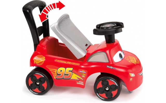 Машина для катания Smoby Toys Тачки 3 с багажником красная (720523)