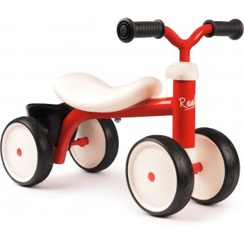 Беговел Smoby Toys металлический четырехколесный красный (721400)