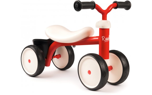 Беговел Smoby Toys металлический четырехколесный красный (721400)