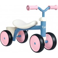 Беговел Smoby Toys металлический четырехколесный розовый (721401)