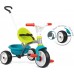 Велосипед Smoby Toys Be Move с багажником и родительской ручкой сине-зеленый (740326) title=