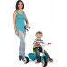 Велосипед Smoby Toys Be Move с багажником и родительской ручкой сине-зеленый (740326) title=