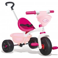 Детский велосипед Smoby Toys Королле металлический Би Фан с багажником и сумкой, розовый (740329)