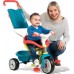 Дитячий велосипед Smoby Toys Be Move з ручкою, багажником і сумкою-конвертом синьо-зелений (740401) title=