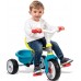 Дитячий велосипед Smoby Toys Be Move з ручкою, багажником і сумкою-конвертом синьо-зелений (740401) title=