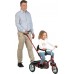 Велосипед Smoby Toys Зуки с родительской ручкой и багажником красный (740800) title=