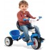 Велосипед для детей Smoby Toys с козырьком багажником и сумкой синий (741102) title=