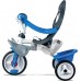 Велосипед для детей Smoby Toys с козырьком багажником и сумкой синий (741102) title=