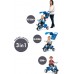 Велосипед для детей Smoby Toys с козырьком багажником и сумкой синий (741102) title=