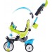 Дитячий велосипед Smoby Toys Бебі Драйвер з козирком і багажником блакитно-зелений (741200) title=