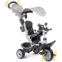 Велосипед Smoby Toys Комфорт трехколесный с козырьком и багажником (741202)