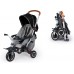 Детский металлический велосипед Smoby Toys Робин 3 в 1, серый, складной (741300) title=