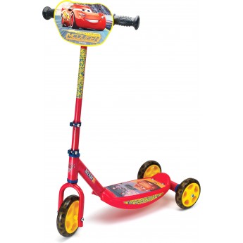 Самокат Smoby Toys Тачки 3 с металлической рамой трехколесный (750154)