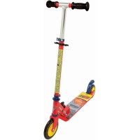 Дитячий самокат Smoby Toys Тачки 3 розкладний з металевою рамою двоколісний (750344)