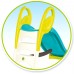 Детская горка Smoby для улицы или в дом с водным эффектом синяя 150 см (310269) title=