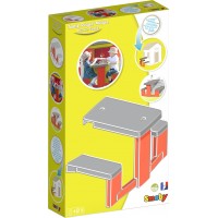 Столик с лавочками для пикника Smoby дополнение для домика (810902)