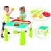 Игровой стол Smoby 2 в 1 для игры с песком и водой с инструментами (840107) title=