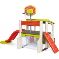 Игровой комплекс Smoby Развлечения с футболом, баскетболом и горкой (840203)