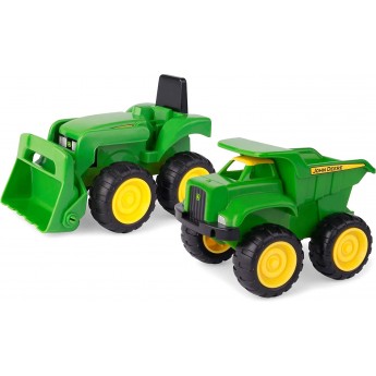 Набор мини техники John Deere Трактор и самосвал 15 см Tomy (42952V)
