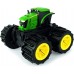 Игрушка John Deere мини-трактор Monster Treads с расширяющимися колесами 15 см Tomy (46711) title=