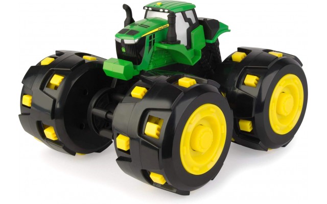Игрушка John Deere трактор Monster Treads с большими шиповаными колесами 18 см Tomy (46712)