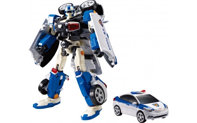 Игрушка-трансформер Tobot Полиция C мигалки с сиреной Young Toys (301014)