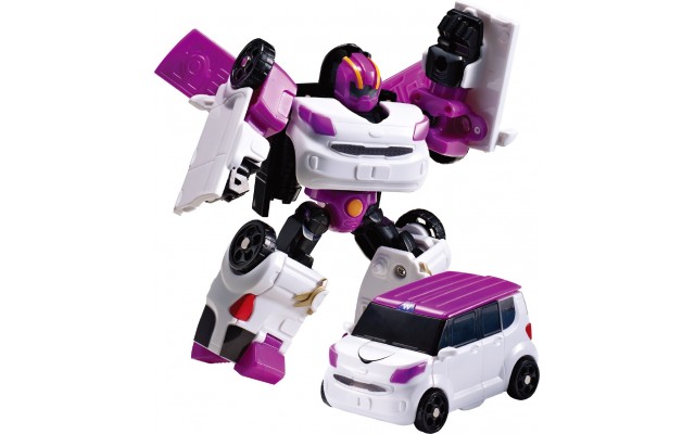 Игрушка-трансформер Tobot мини W фиолетовый 11 см Young Toys (301022)