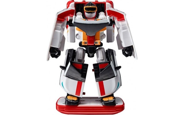 Игрушка-трансформер Tobot S4 V, 3 в 1 почтовый фургон и скоростное судно Young Toys (301048)
