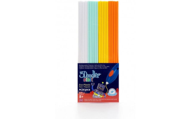 Набор стержней для 3D-ручки 3Doodler Start Микс 24 шт 4 цвета (3DS-ECO-MIX1-24)