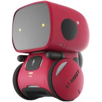 Игрушка интерактивный робот AT-Robot с голосовым управлением, красный (AT001-01)