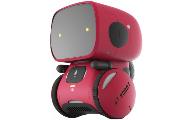 Іграшка інтерактивний робот AT-Robot з голосовим управлінням, червоний (AT001-01)