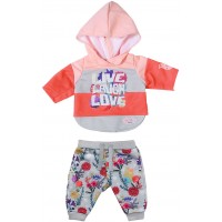 Одежда для кукол Baby Born Трендовый спортивный костюм розовый 43 см (826980-1)