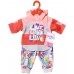 Одежда для кукол Baby Born Трендовый спортивный костюм розовый 43 см (826980-1) title=