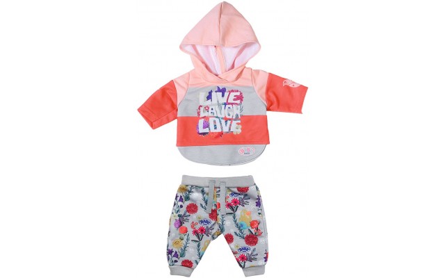 Одежда для кукол Baby Born Трендовый спортивный костюм розовый 43 см (826980-1)