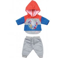 Baby Born одежда для кукол Трендовый спортивный костюм синий 43 см (826980-2)