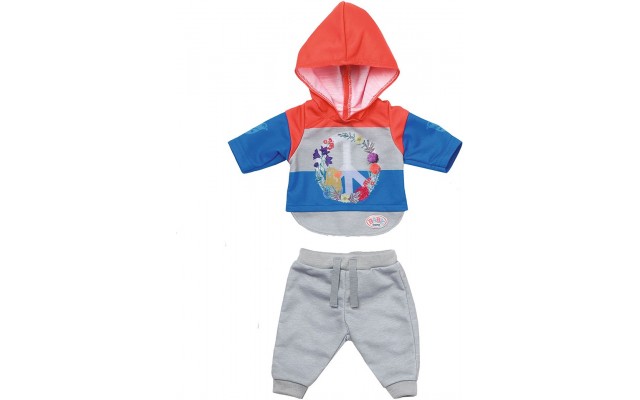 Baby Born одяг для ляльок Трендовий спортивний костюм синій 43 см (826980-2)